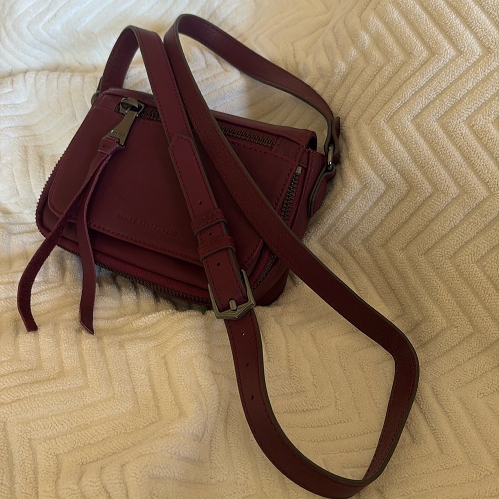 Aimee Kestenberg burgandy crossbody bag